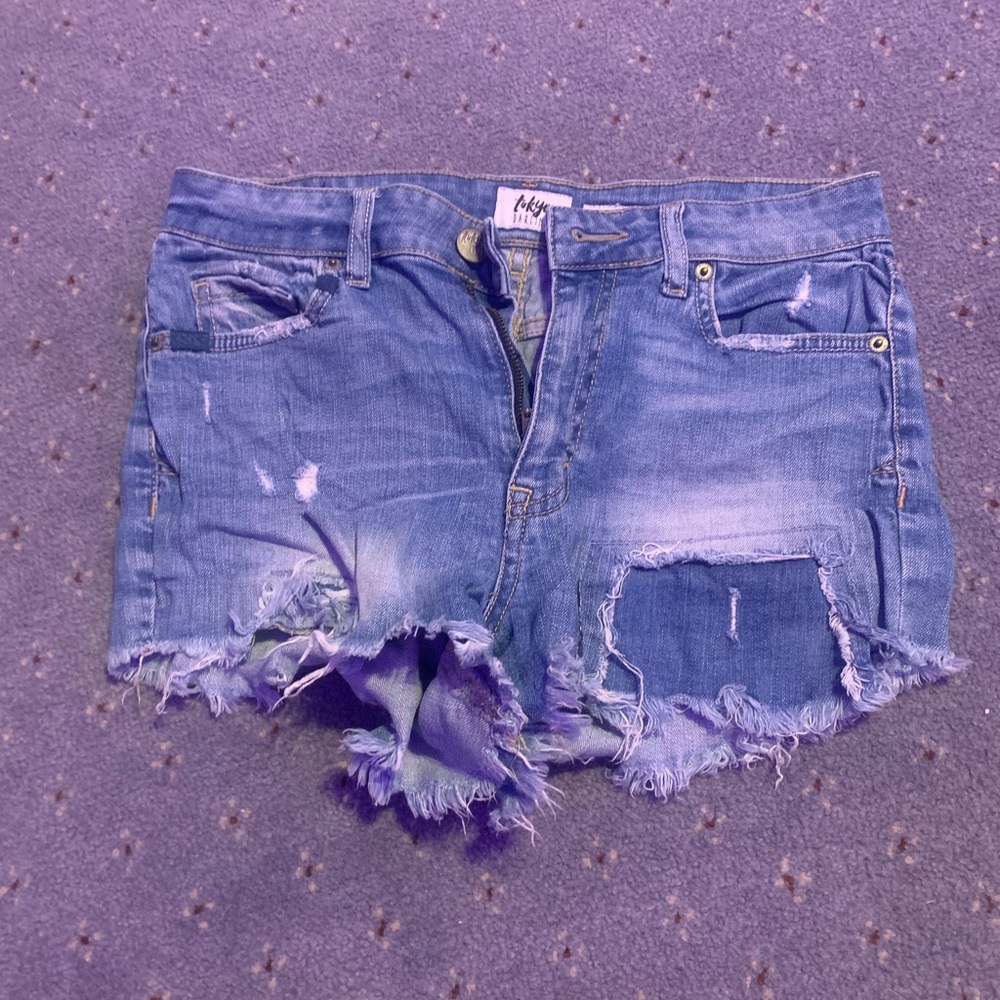 kids denim shorts